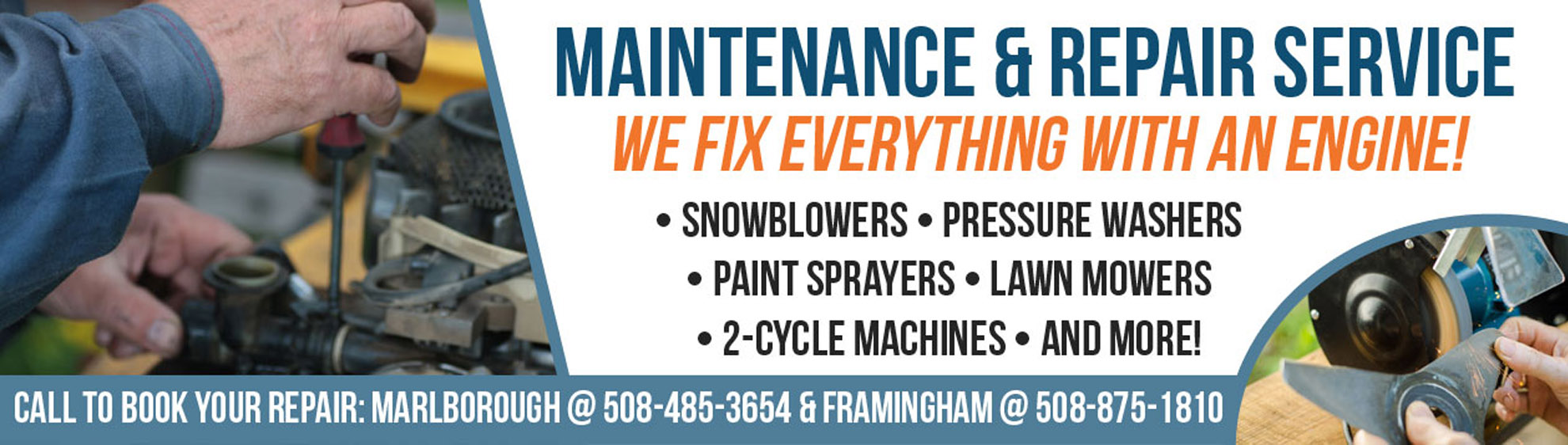 Power Equipment Repair Services MA