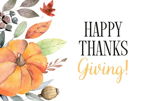 Monnick Supply - Happy Thanksgiving from Our Company to You