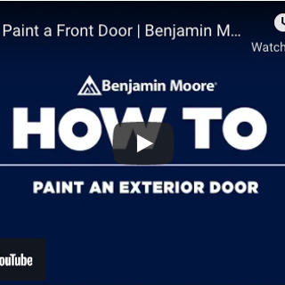 How to Paint Your Front Door (or Any Exterior Door!)