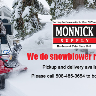 We do snow blower repairs!